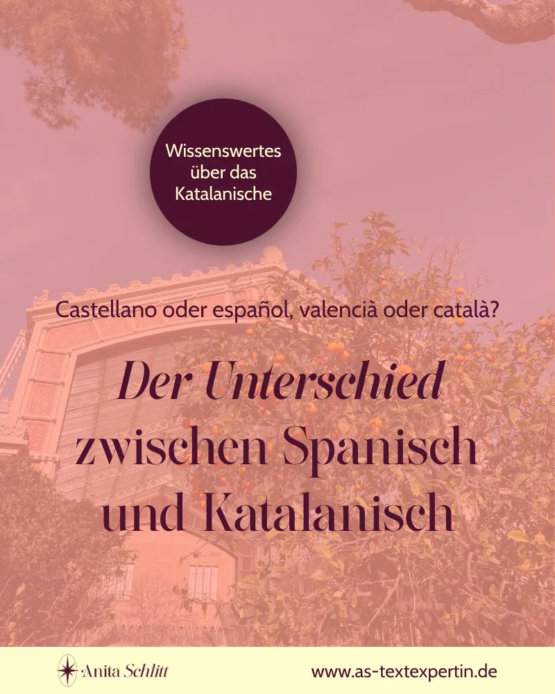 Der Unterschied zwischen Spanisch und Katalanisch: castellano, español, català oder valencià?