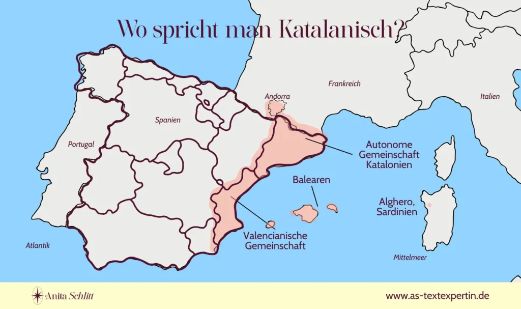 Wo spricht man heute Katalanisch, catalán?